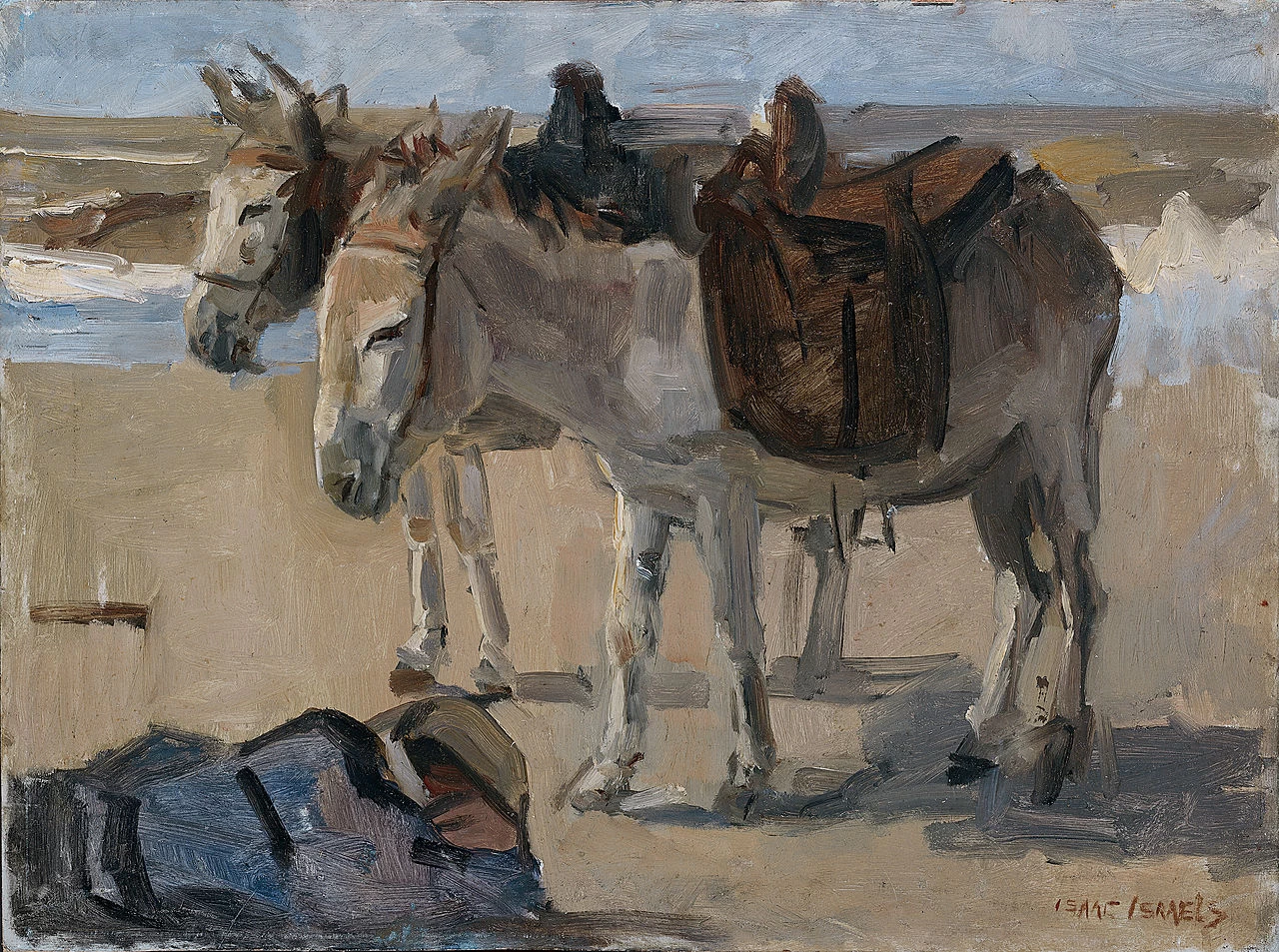 Isaac Israëls - Due asini sulla spiaggia, Rijksmuseum, Amsterdam